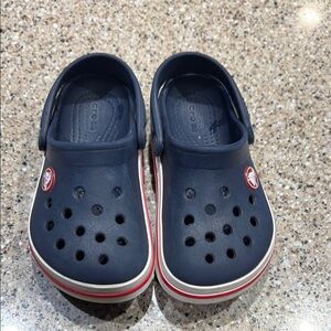 CROCS Blue with red band